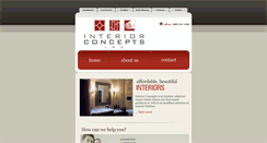 Desktop Screenshot of interiorconceptsaz.com